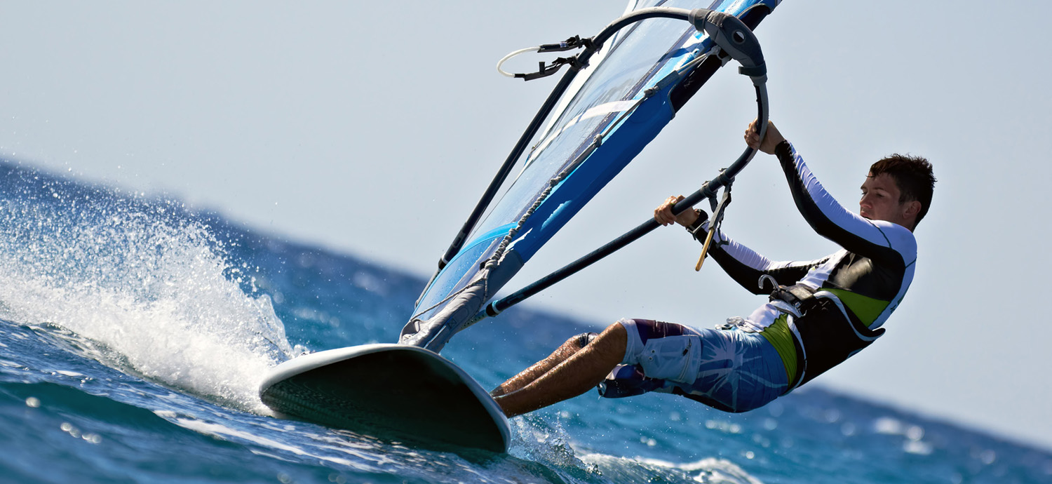 Surfen auf der Innerstetalsperre