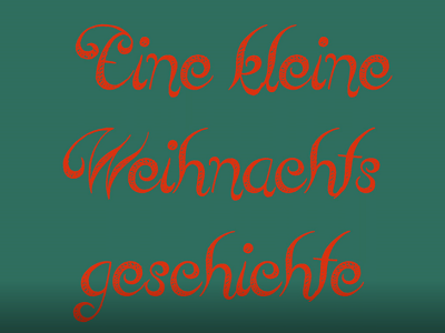 eine kleine Weihnachtsgeschichte