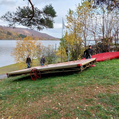 Stegabbau Ruderer des WSVI 2023