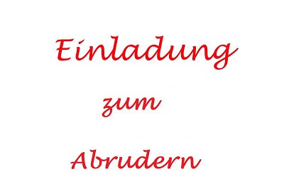 Einladung zum Abrudern 2019 am 22. September