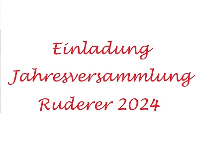 Jahresversammlung Ruderabteilung 2024