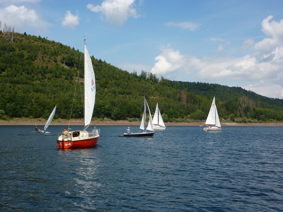 Trainingsläufe auf der Innerstetalsperre 2020