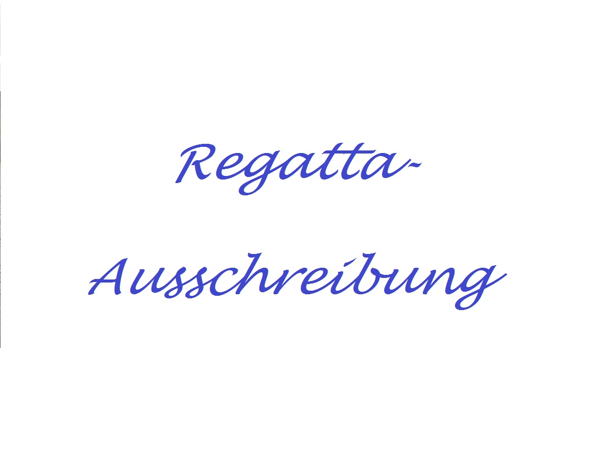 Ausschreibung Yardstickregatta am 9. Juni 2018