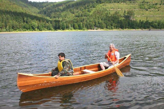 2009 Jungfernfahrt Holzcanadier - 01