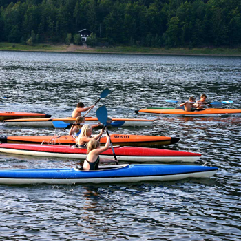 Paddeln auf der Innerstetalsperre