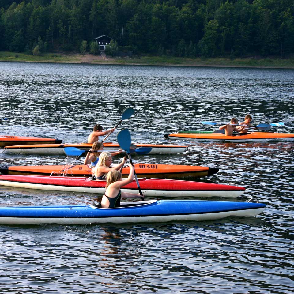 Kanusport auf der Innerstetalsperre