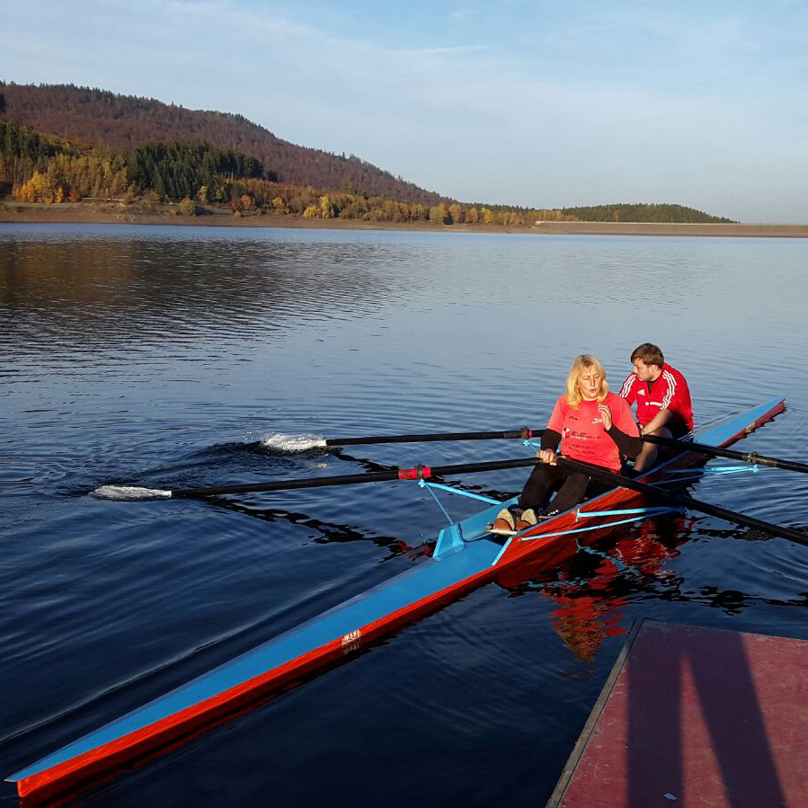 Rudern auf der Innerstetalsperre