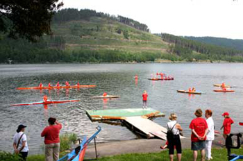 Rudern und Paddeln auf der Innerstetalsperre